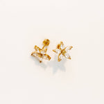 [Linny Co] Screwback Stud Earrings - Lily - The Pink Pineapple 850