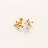 [Linny Co] Screwback Stud Earrings - Lily - The Pink Pineapple 850