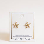[Linny Co] Screwback Stud Earrings - Lily - The Pink Pineapple 850