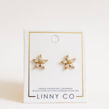 [Linny Co] Screwback Stud Earrings - Lily - The Pink Pineapple 850