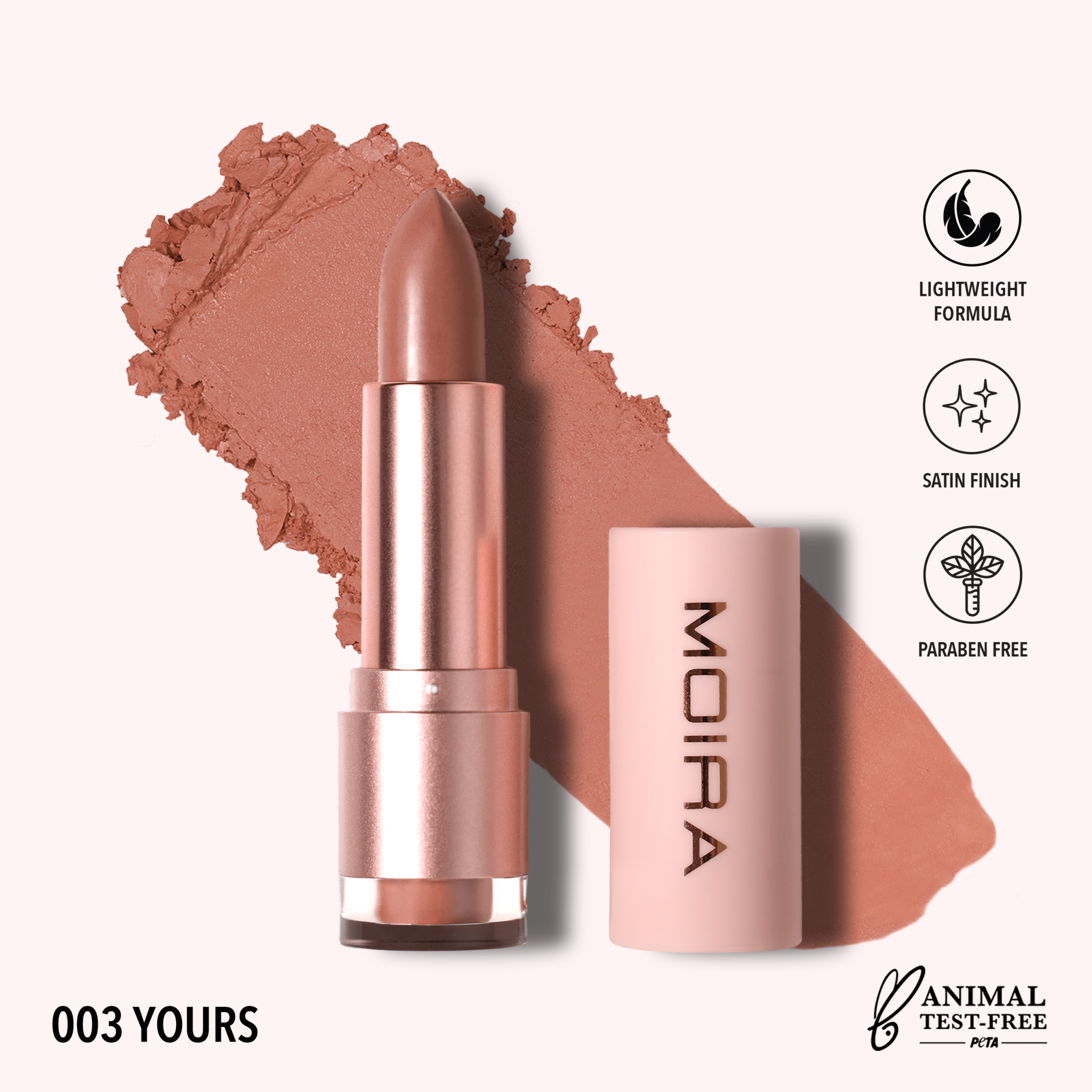 Lip Goddess Lipstick (003, Yours) - The Pink Pineapple 850
