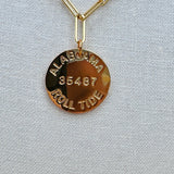 [Lisi Lerch] College Tag Charm Necklace – Alabama - The Pink Pineapple 850