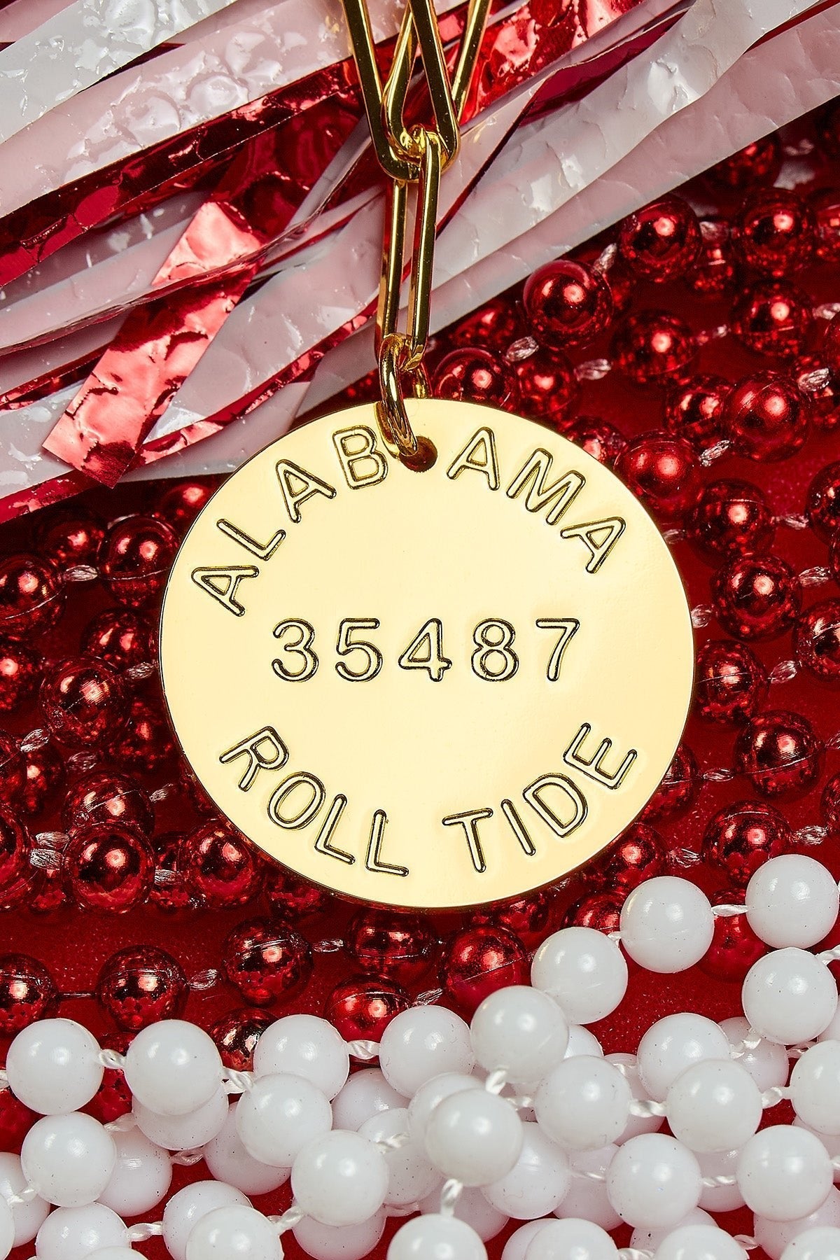 [Lisi Lerch] College Tag Charm Necklace – Alabama - The Pink Pineapple 850