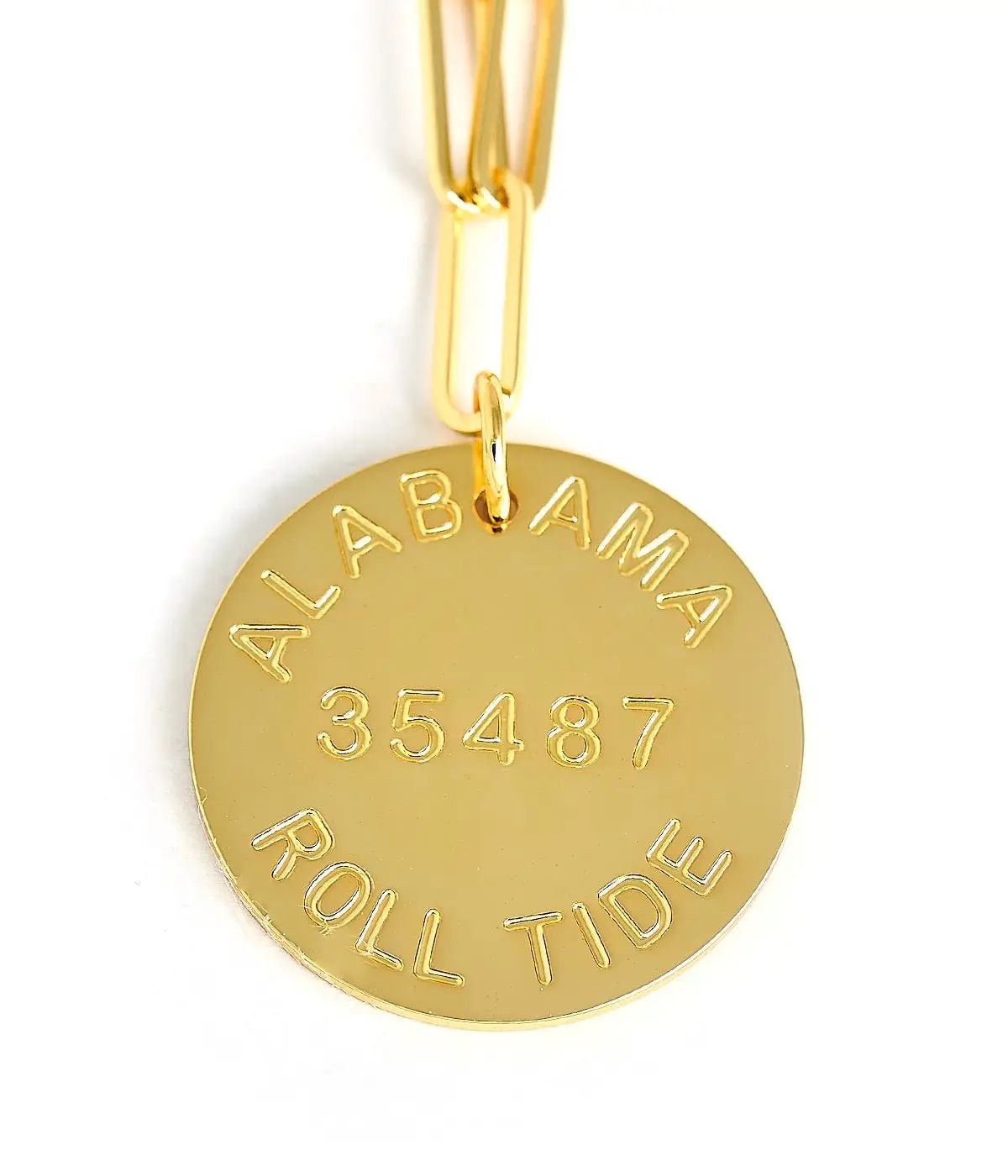 [Lisi Lerch] College Tag Charm Necklace – Alabama - The Pink Pineapple 850