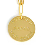 [Lisi Lerch] College Tag Charm Necklace – Auburn - The Pink Pineapple 850