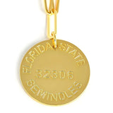 [Lisi Lerch] College Tag Charm Necklace – Florida State - The Pink Pineapple 850