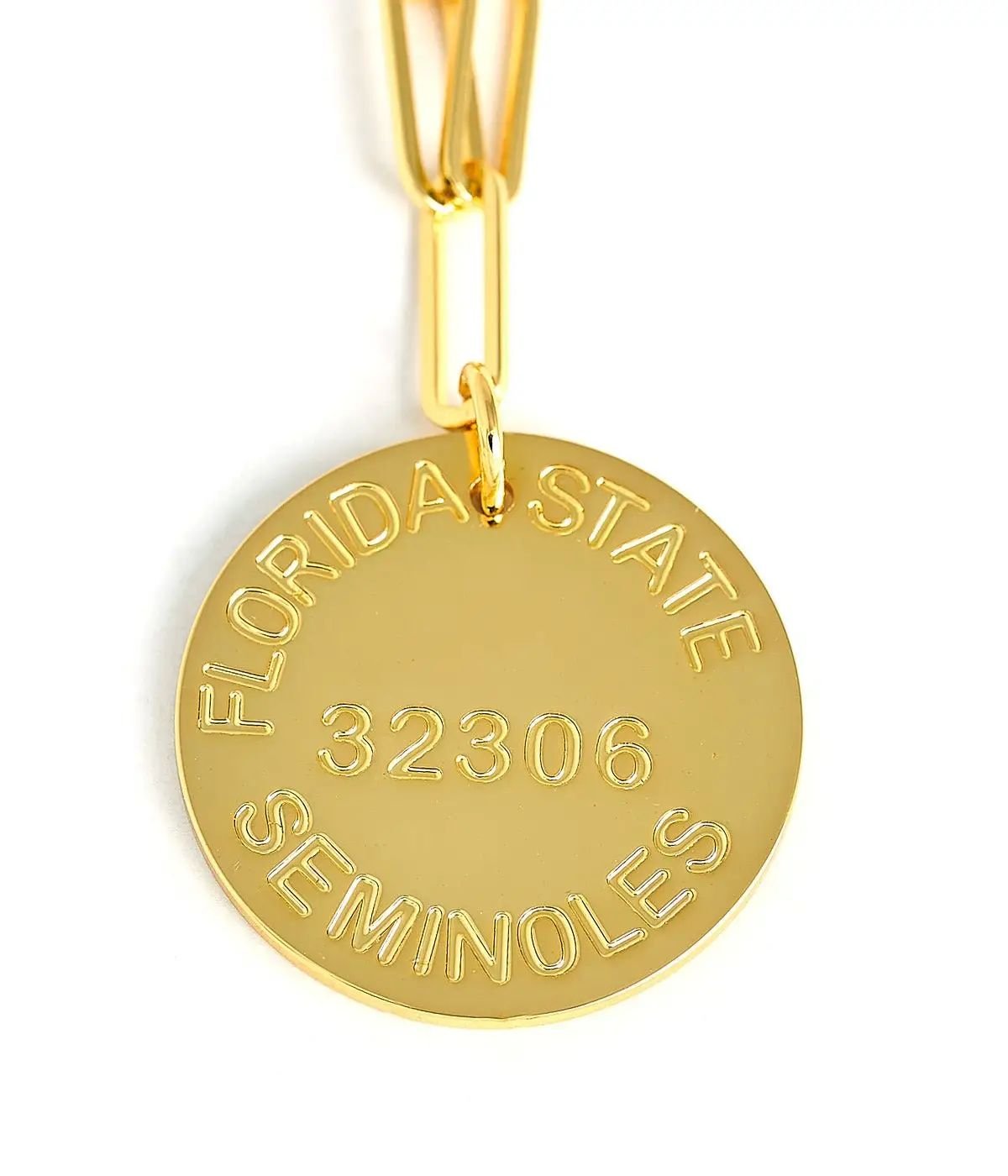 [Lisi Lerch] College Tag Charm Necklace – Florida State - The Pink Pineapple 850