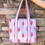 Lobster Kiss Coastal Tote - The Pink Pineapple 850