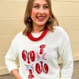 Lobster Lane Lightweight Sweater - The Pink Pineapple 850