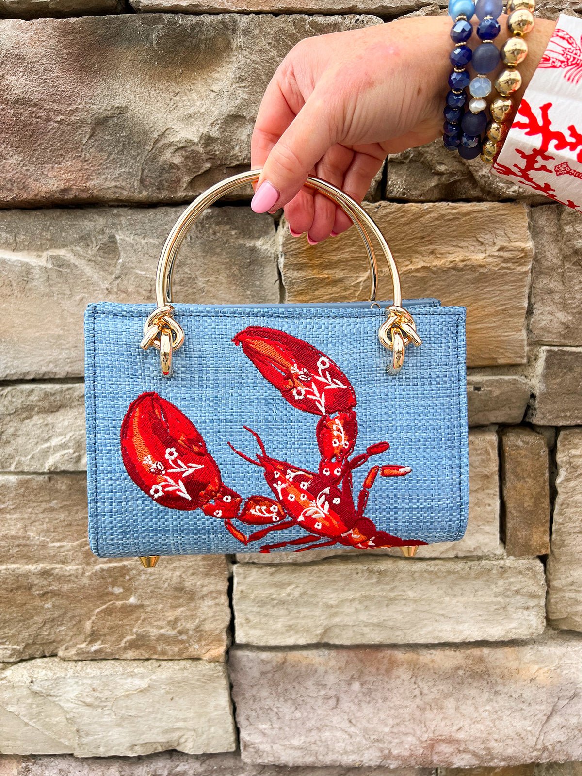 Lobster Luxe Mini Bag - The Pink Pineapple 850