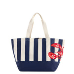 Lobster Striped Tote Navy - The Pink Pineapple 850