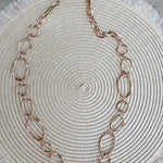 Long Dainty Chain Link Necklace - The Pink Pineapple 850