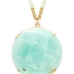 Lori Disk Pendant Necklace - The Pink Pineapple 850