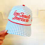 Love Jesus & America Too Hat - The Pink Pineapple 850