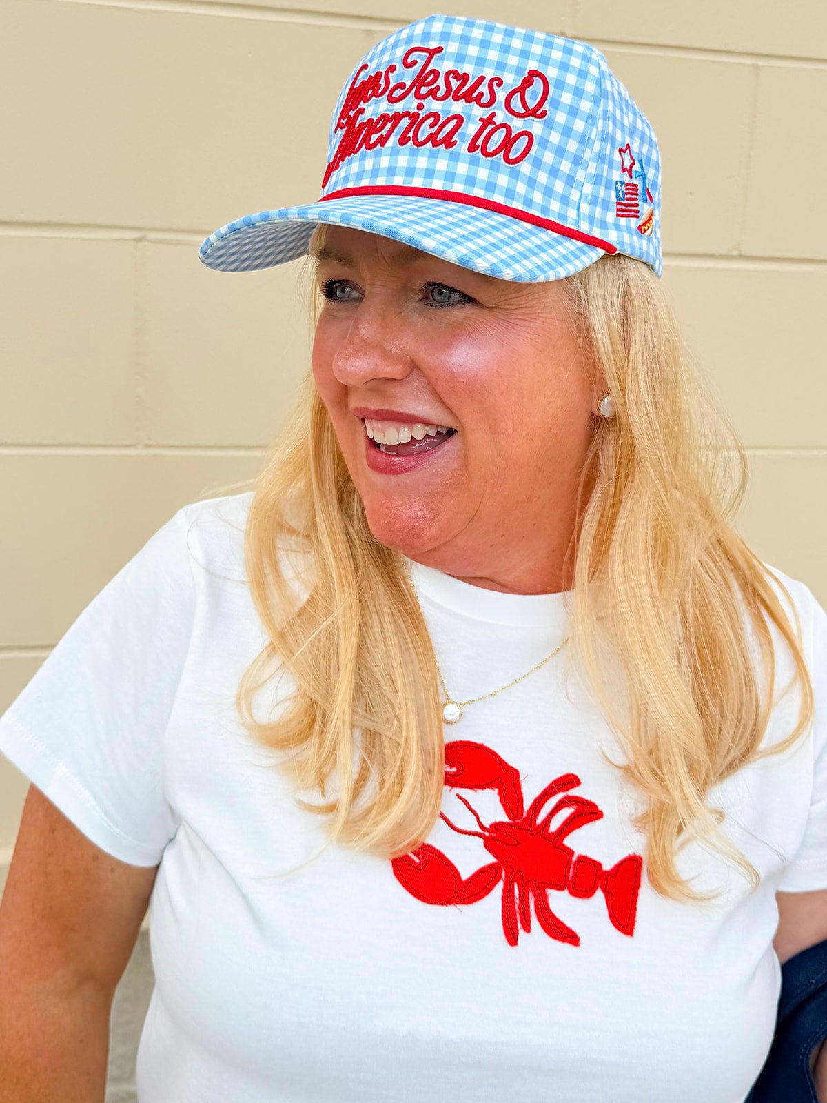Love Jesus & America Too Hat - The Pink Pineapple 850