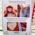 Love Stitch Needlepoint Keychain Kit - The Pink Pineapple 850