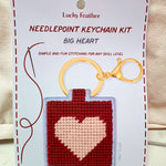 Love Stitch Needlepoint Keychain Kit - The Pink Pineapple 850