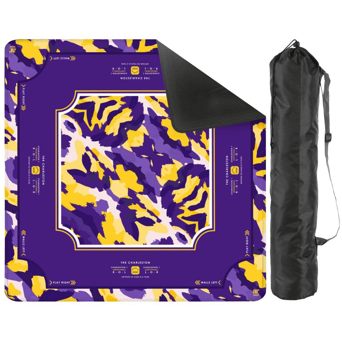 LSU Game Day Mahjong Mat - The Pink Pineapple 850