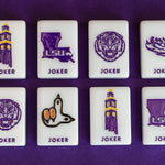 LSU® - Louisiana State University® Mahjong Tiles - The Pink Pineapple 850