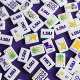 LSU® - Louisiana State University® Mahjong Tiles - The Pink Pineapple 850