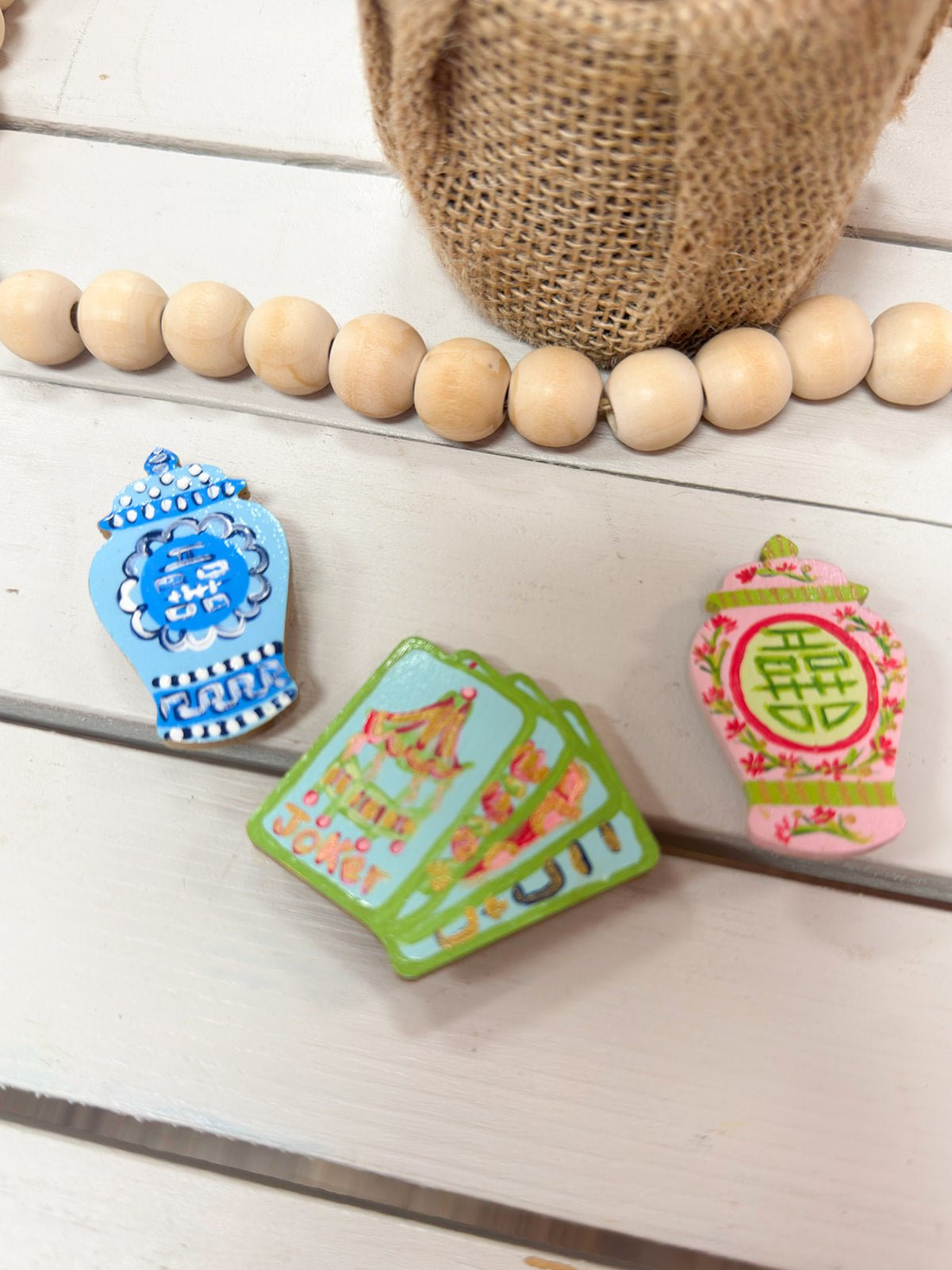 Lucky Tile Needle Minder - The Pink Pineapple 850
