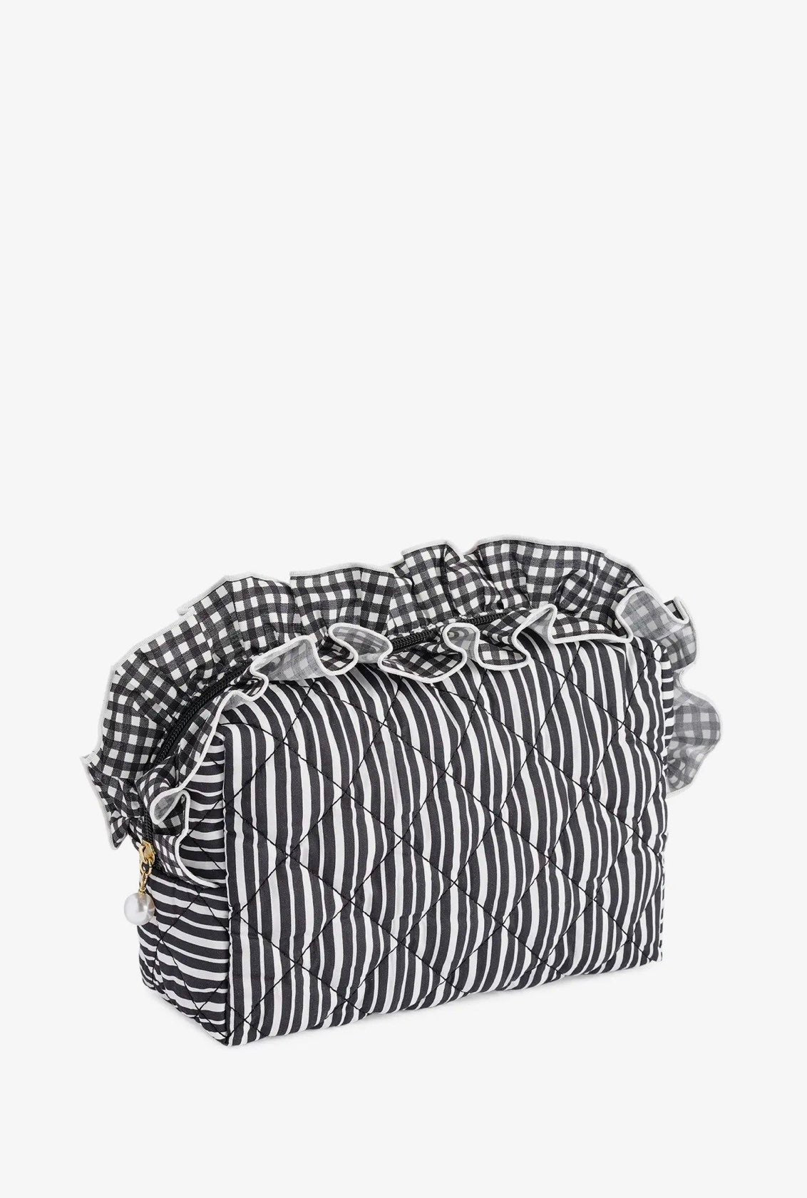 Lucy Large Zip Pouch in Black - The Pink Pineapple 850