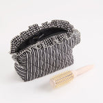 Lucy Large Zip Pouch in Black - The Pink Pineapple 850