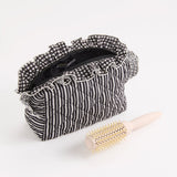 Lucy Large Zip Pouch in Black - The Pink Pineapple 850