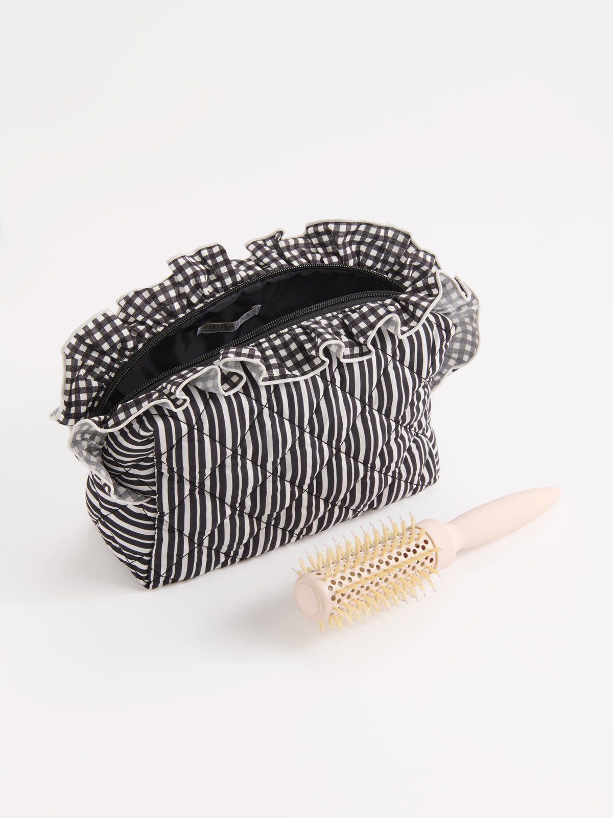 Lucy Large Zip Pouch in Black - The Pink Pineapple 850