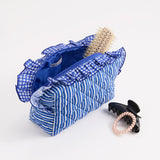 Lucy Large Zip Pouch in Blue - The Pink Pineapple 850