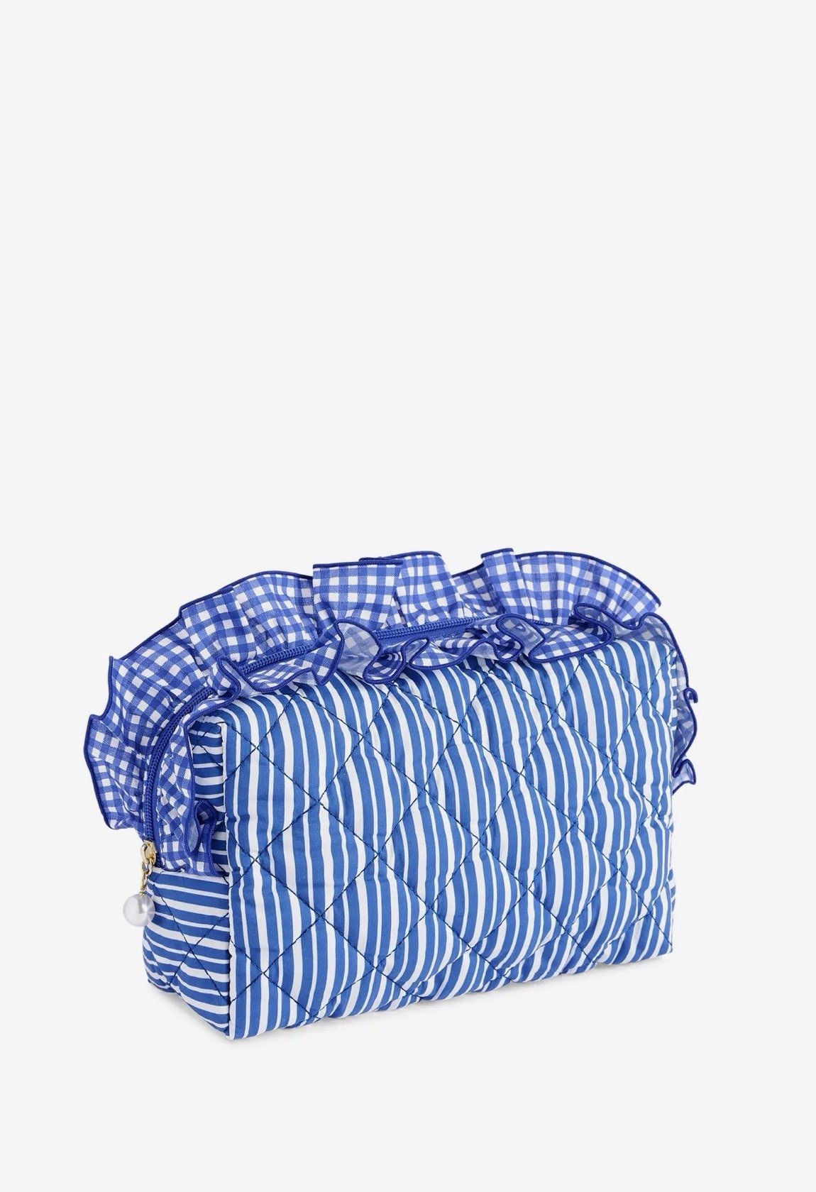 Lucy Large Zip Pouch in Blue - The Pink Pineapple 850