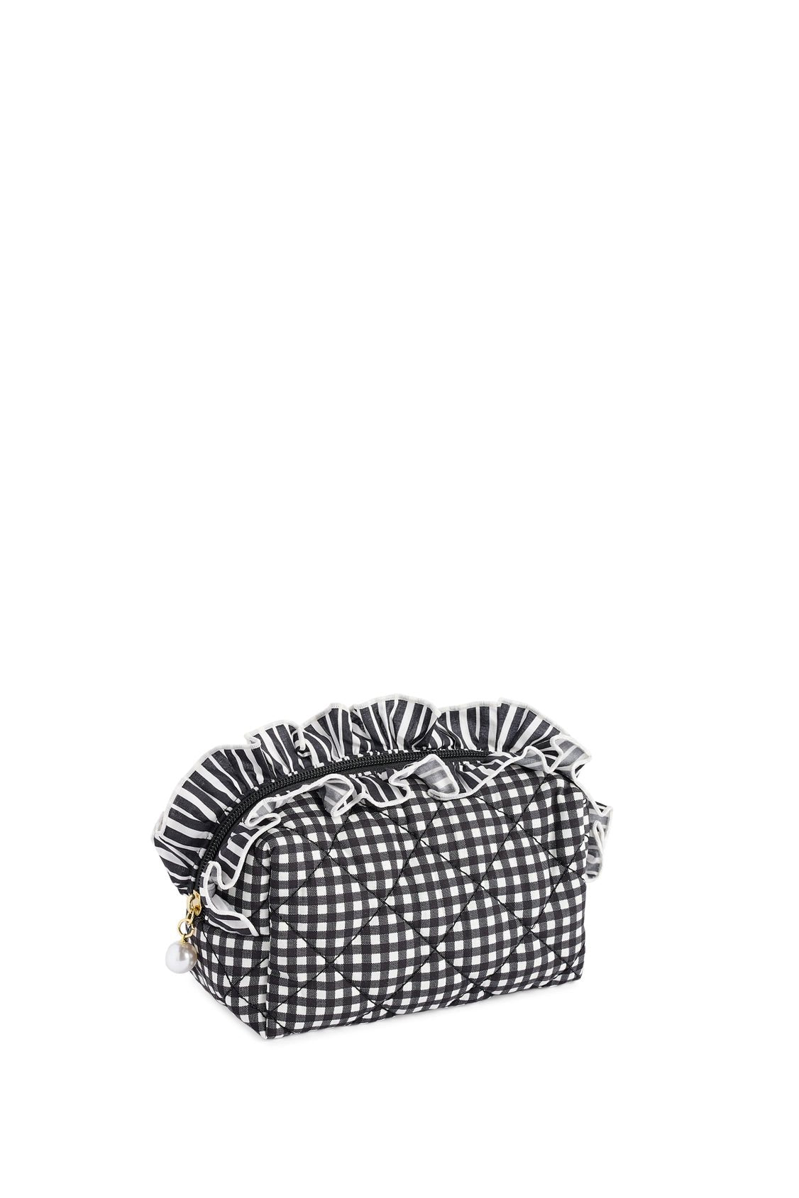 Lucy Small Zip Pouch in Black - The Pink Pineapple 850