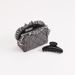 Lucy Small Zip Pouch in Black - The Pink Pineapple 850