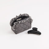 Lucy Small Zip Pouch in Black - The Pink Pineapple 850