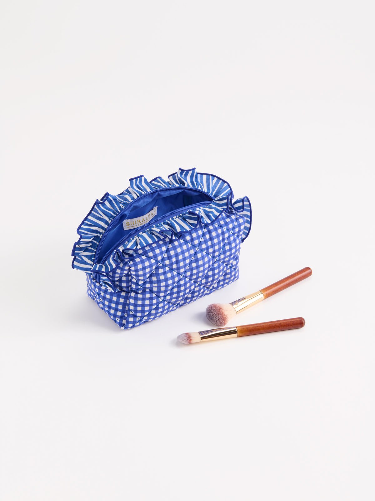 Lucy Small Zip Pouch in Blue - The Pink Pineapple 850