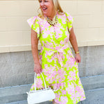 Luminous Meadow Maxi Dress - The Pink Pineapple 850