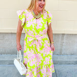 Luminous Meadow Maxi Dress - The Pink Pineapple 850