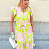 Luminous Meadow Maxi Dress - The Pink Pineapple 850