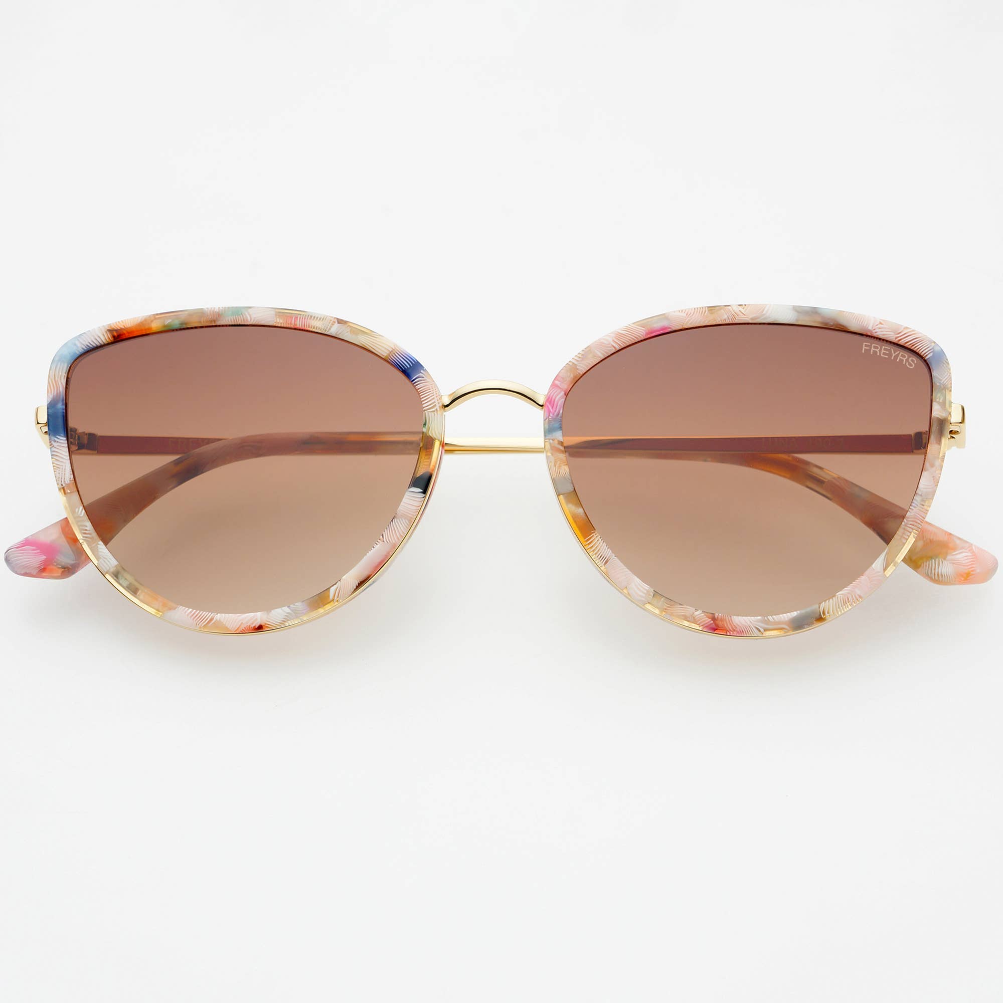 Luna Acetate Womens Cat Eye Sunglasses - The Pink Pineapple 850
