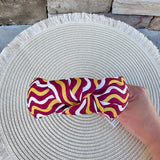 Luna Capri Crush Garnet & Gold Headband - The Pink Pineapple 850