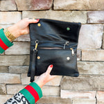 Luna Fold Crossbody Purse - The Pink Pineapple 850