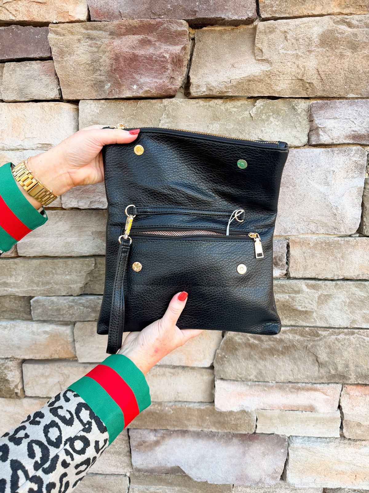 Luna Fold Crossbody Purse - The Pink Pineapple 850