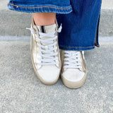 Luxe Lift Sneakers in Cream - The Pink Pineapple 850