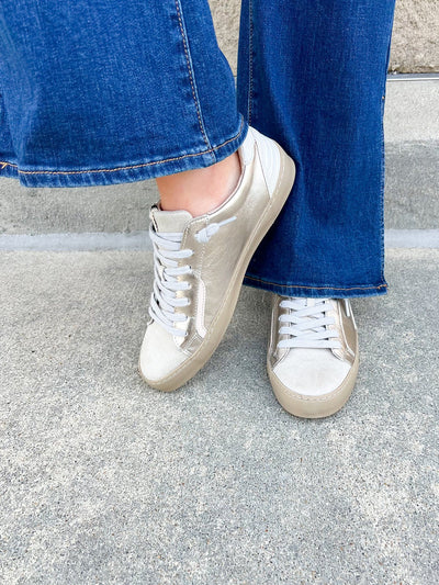 Luxe Lift Sneakers in Cream - The Pink Pineapple 850