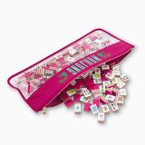 [Oh My Mahjong] Magenta Pagoda Mahjong Bag.