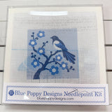 Magpie Blossom Needlepoint Kit - The Pink Pineapple 850