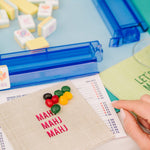 MAHJ MAHJ MAHJ Mahjong Cocktail Napkins - The Pink Pineapple 850