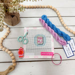 Mahj Mini Canvas - The Pink Pineapple 850