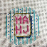 Mahj Mini Canvas - The Pink Pineapple 850