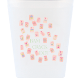 Mahjong Bam Crack Dot Party Cups - The Pink Pineapple 850